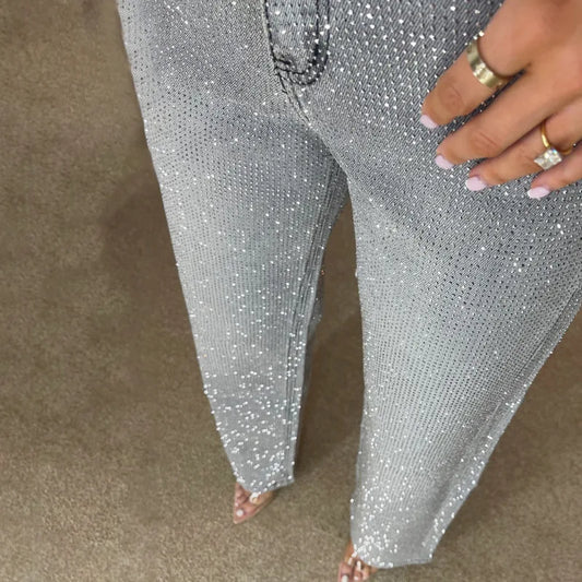 Party Glitter Diamond Jeans
