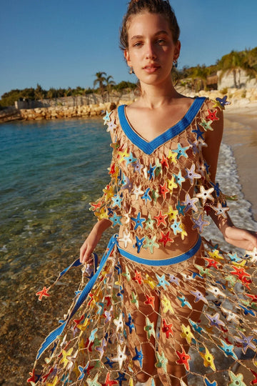 Star Multi Maxi Skirt/ Dress Set